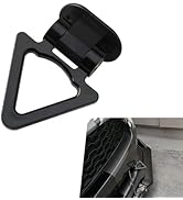 MOXRUQ Triangle Tow Hook Decoration, Racing Style Self-Adhesive Trailer Hook Sticker for Automoti...