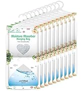 CANAGER Hanging Moisture Absorber-10 Packs, Hanging Dehumidifier Bags for Closet,Bedroom and kitc...