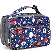 FlowFly Kids Lunch box with buckle Insulated Cooler Back to School Thermal Meal Tote Kit for Girl...