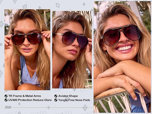 aviator sunglasses for women