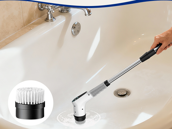 Electric spin scrubber