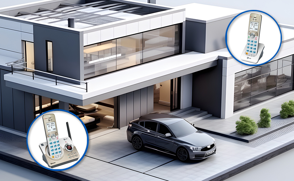 Range,DECT, technology, long range, clarity, connection, noise filtering audio,clear, sound quality