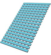 KMAT Shower Mat Non Slip Bathtub Mats Bath Mats for Shower Tub with Suction Cups and Drain Holes,...