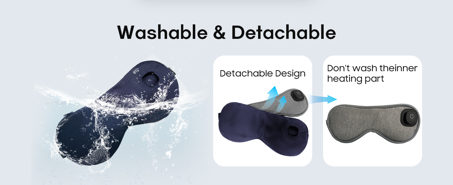 Detachable and washable