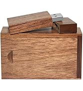 EASTBULL Wooden USB 3.0 Flash Drive 32GB with Wooden Box High Speed Walnut Wood USB Thumb Drives ...