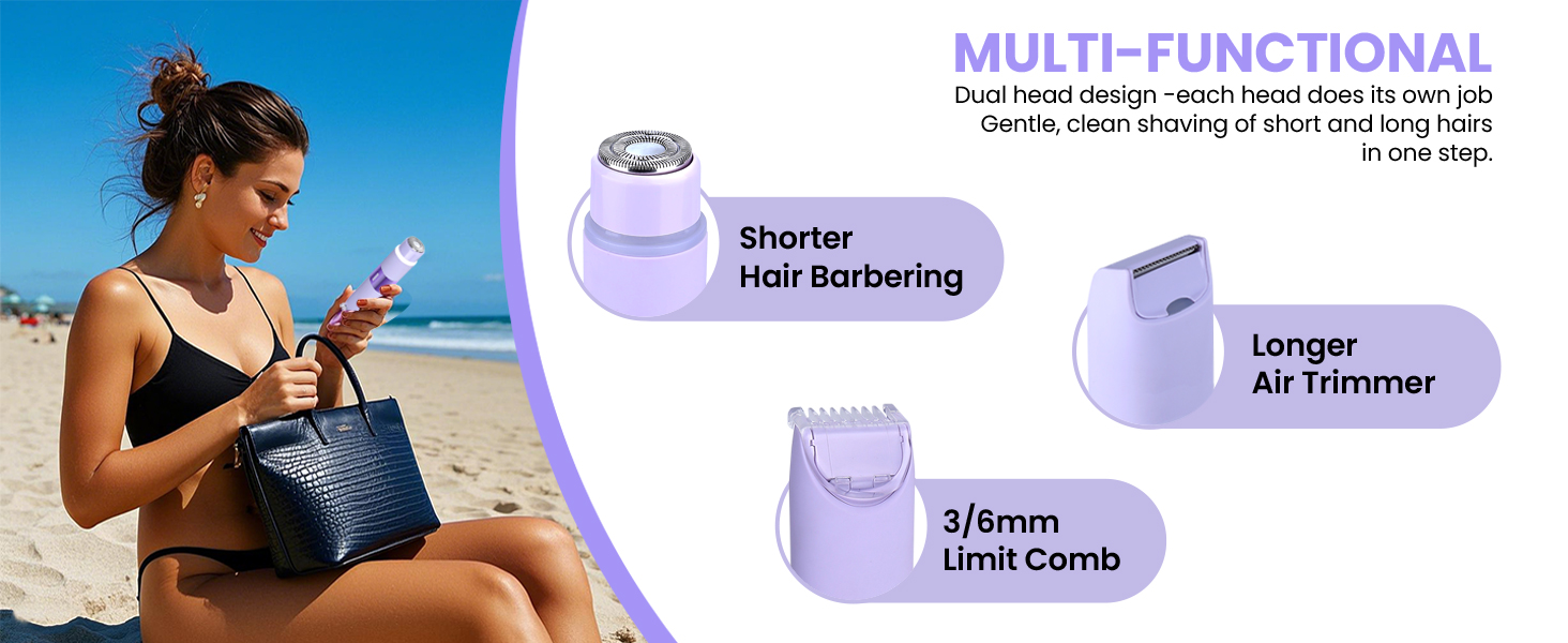 glow aura womens shaver