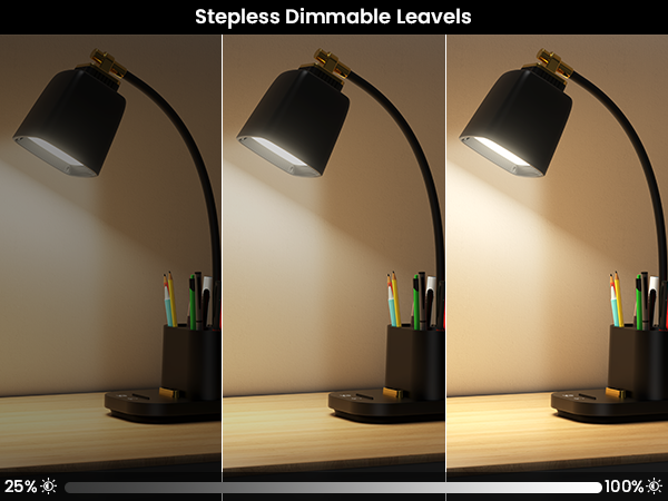 stepless dimmable leavels