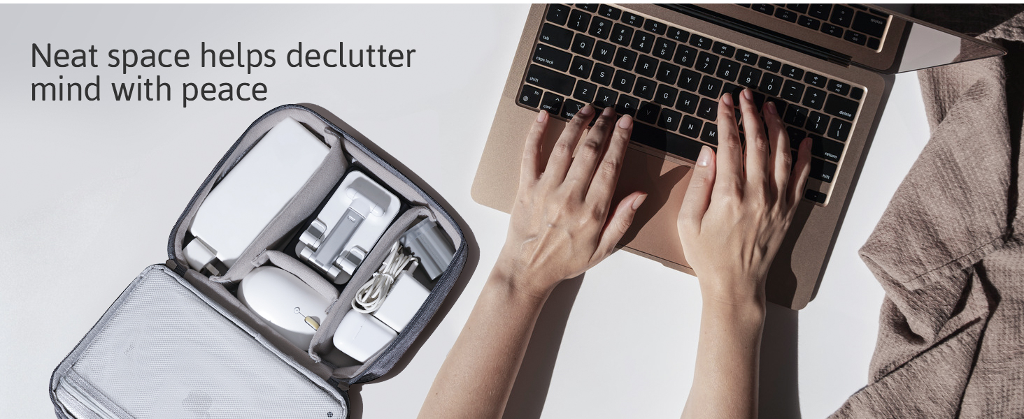 large electronics travel bag