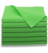 AAwipes Guitar Cloths Microfiber (6-Pack 12"x12" Cloths) Plush Polishing Cloths for Musical Instr...