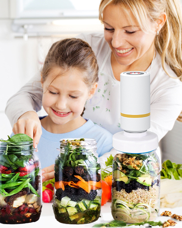 Electric Mason Jar Vacuum Sealer Food Vacuum Saver