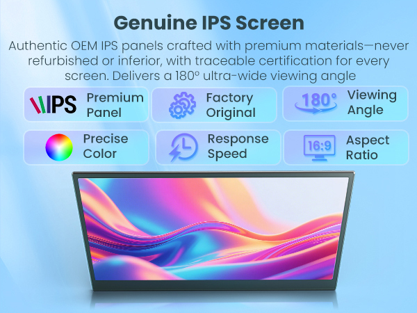 Genuine IPS Screen
