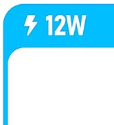 USB-A to Lightning Cable 1FT, 2Pack [MFi Certified] USB to Lightning Cable for Car, Short iPhone ...