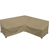 Flexiyard Heavy Duty Outdoor Sectional Sofa Cover, 85