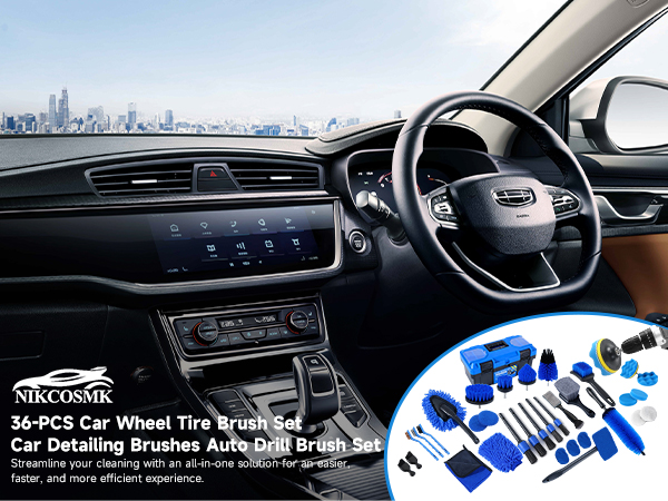 car interior detailing kit car detailing kit interior cleaning supplies detailing brush set