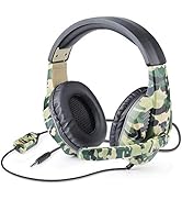 Picozon Gaming Headset with Microphone, 3.5mm Plug Headphone Compatible with PS5 PS4 PlayStation ...