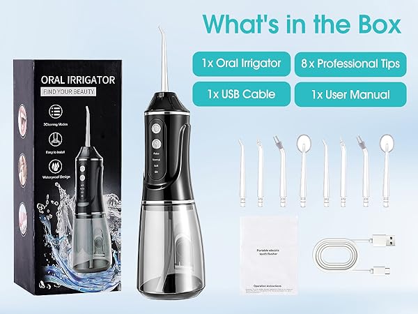 water flosser rechargeable