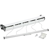 Honey Can Do,Alloy Steel 5-Line Retractable Outdoor Clothesline DRY-03113 White, 37.01" x 7.48" x...