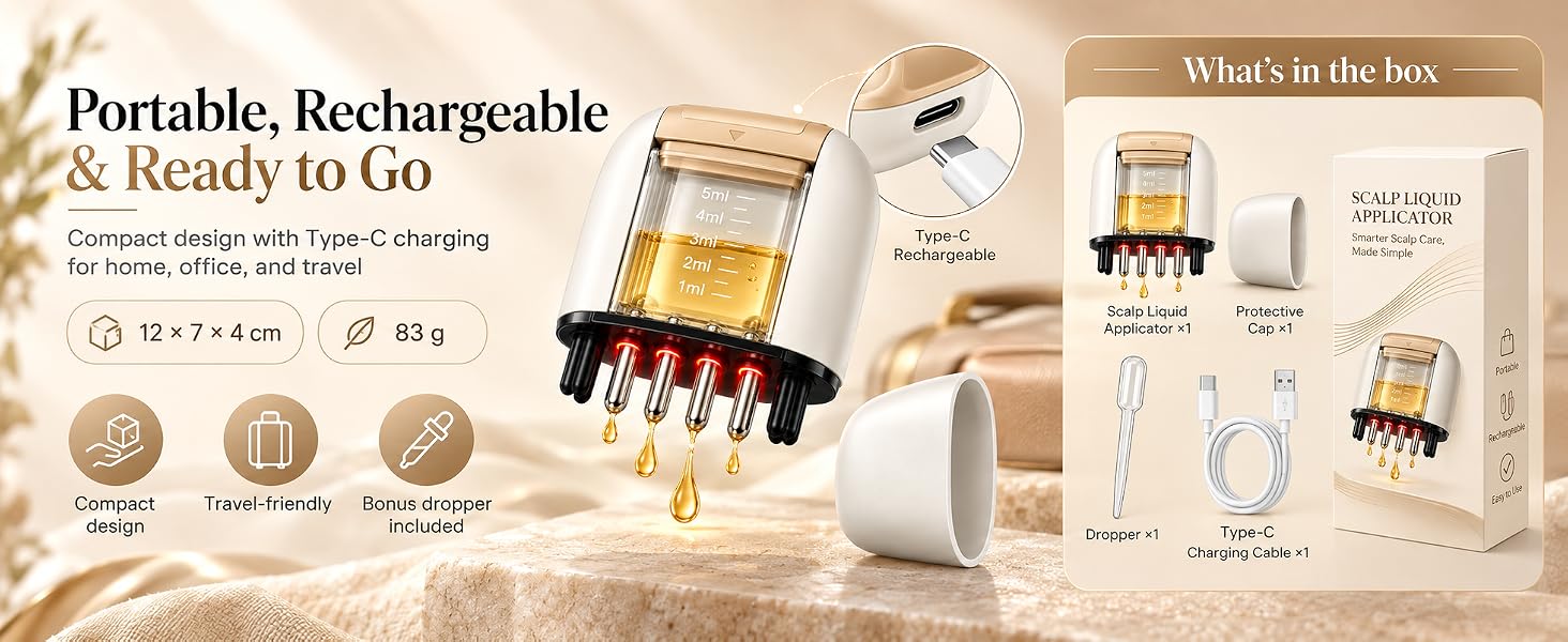 hair oil scalp applicator