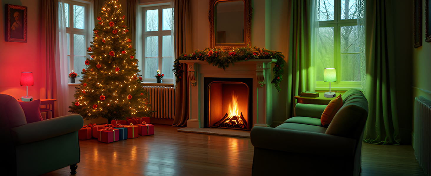 lamp for holiday decor