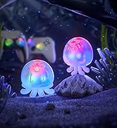 PlayVital Cute Universal Illuminated LED Thumbstick Grips for ps5, for ps4, Joystick Caps for Xbo...