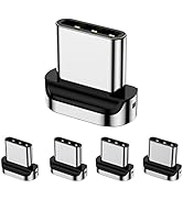 CNakdDG Magnetic Connector Tips Head for USB-C Android Devices (5 Pack), only Compatible 3A Magne...