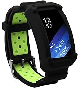 Wonlex Band for Samsung Gear Fit2 / Fit2 Pro, Silicone Replacement Watch Bands Strap Compatible w...
