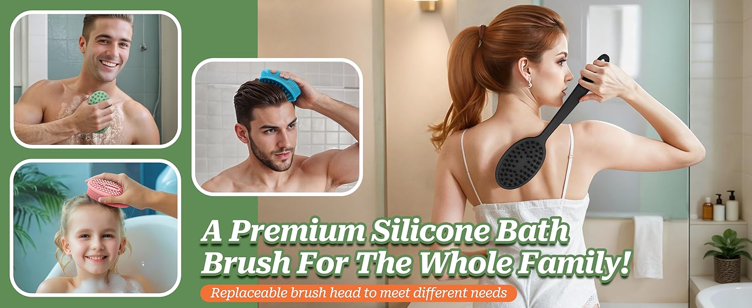 Silicone Back brush