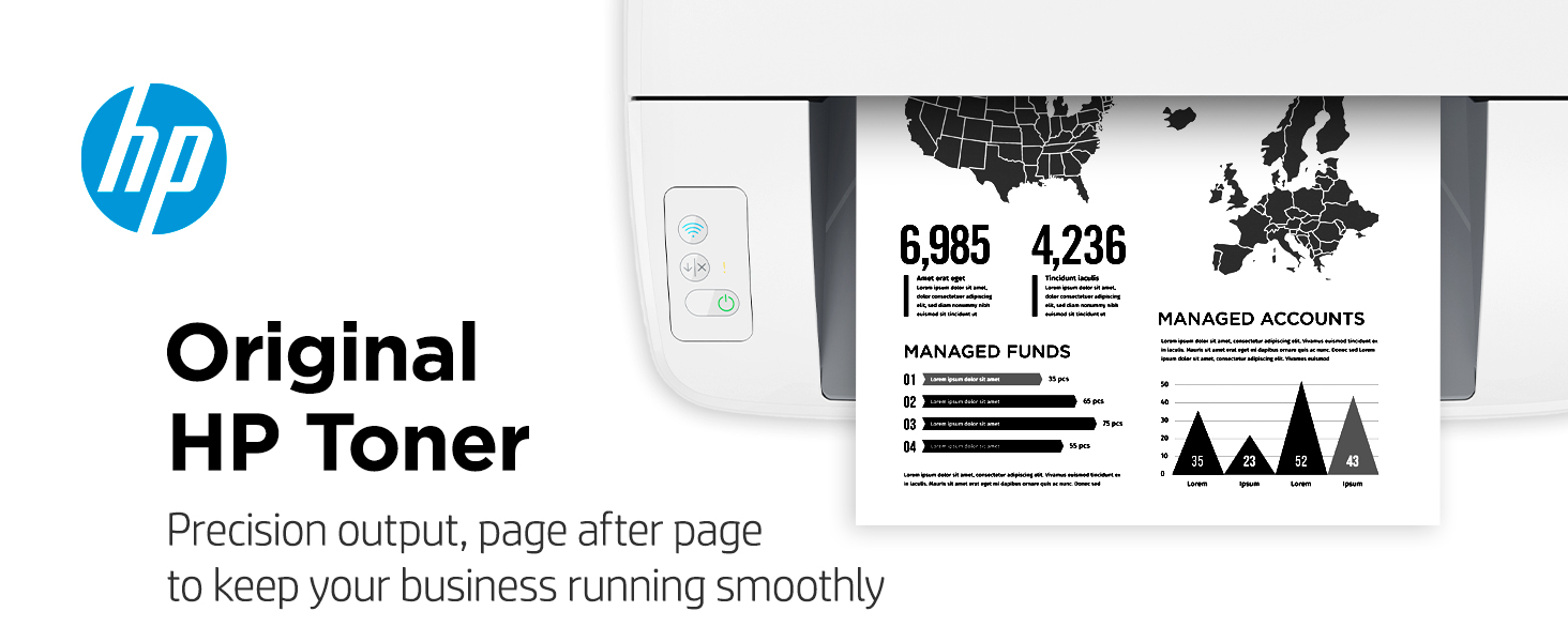 original hp toner supplies precision printing business office high-quality prints