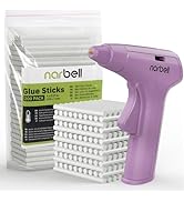 Narbell Cordless Hot Glue Gun with 30 Pcs Glue Sticks &amp; 200 Pcs Mini Hot Glue Sticks…