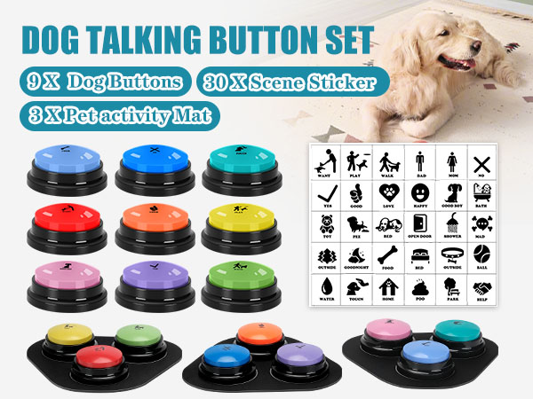 Dog Talking Button Set