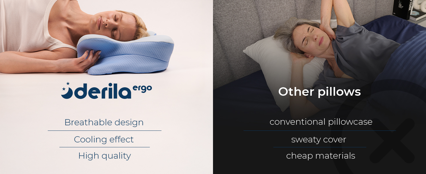 neck pillow for sleeping cervical pillow ergonomic pillow memory foam pillow