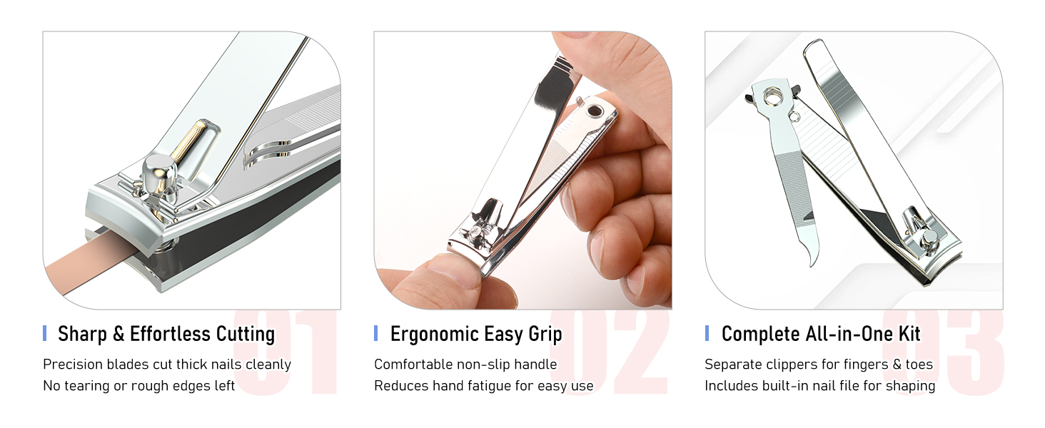 Sharp, Effortless Cutting, Ergonomic Easy Grip