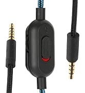 G Pro X Cord, Gaming Headset Cable Replacement for G Pro for G Pro X for G433 for G233, Braided W...