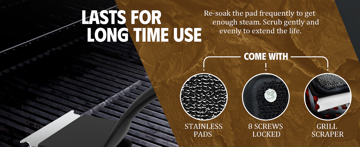 Grill Brush Bristle Free