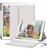 GKABXY iPad 9th/8th/7th Generation Case with Keyboard 10.2 Inch,Slim Keyboard Cover with Pencil H...