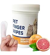 Dog Ear Wipes, Dog Ear Cleaner for Dog Ear Infection Treatment, Gentle and Safe Pet Ear Cleaning ...