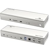 WAVLINK 15-in-1 Thunderbolt 4 Dock with 100W Charging, Displaylink Docking Station Support Quad 4...