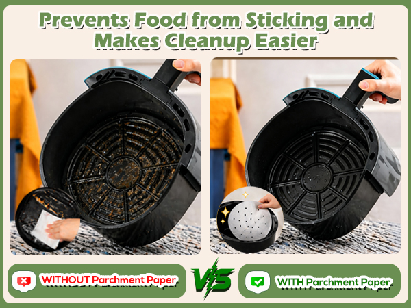 air fryer liners round