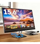 Dopesplay Portable Monitor, 15.6" FHD 1080P Portable Screen for Laptop with Adjustable Stand, USB...
