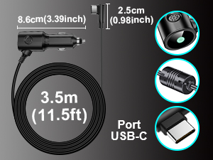 Range Tour Dash Cam Hardwire Kit Mini USB