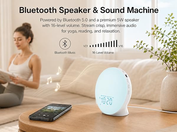 Bluetooth Speaker &amp; Sound Machine