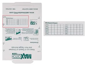 IPM Record Keeper Max-Catch Glue Board Fold U Placement Method