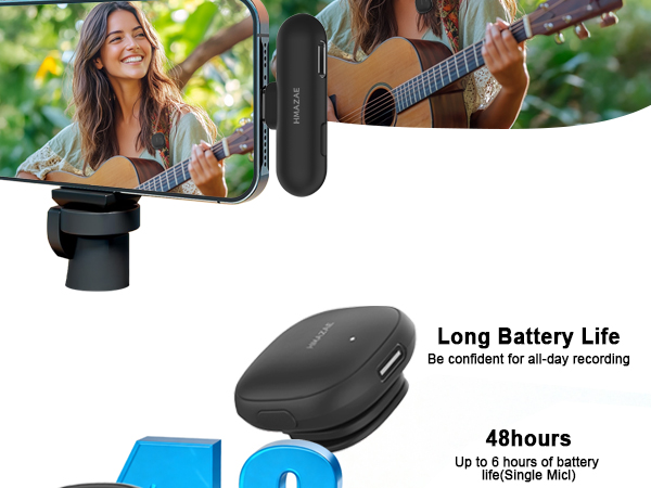 Wireless Lavalier Microphone for iPhone