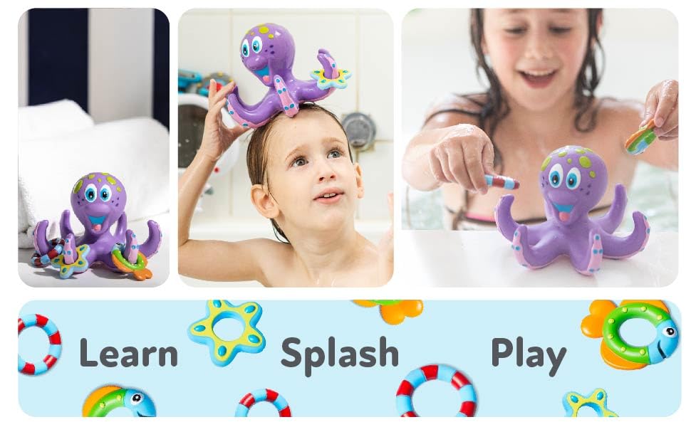 bath time, octopus toy, bath toy, nuby