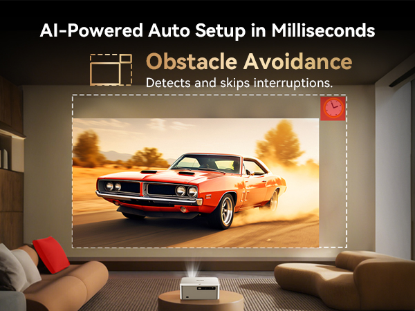 Projector, projector with wifi and bluetooth, 4k projector, movie projector, projector for bedroom