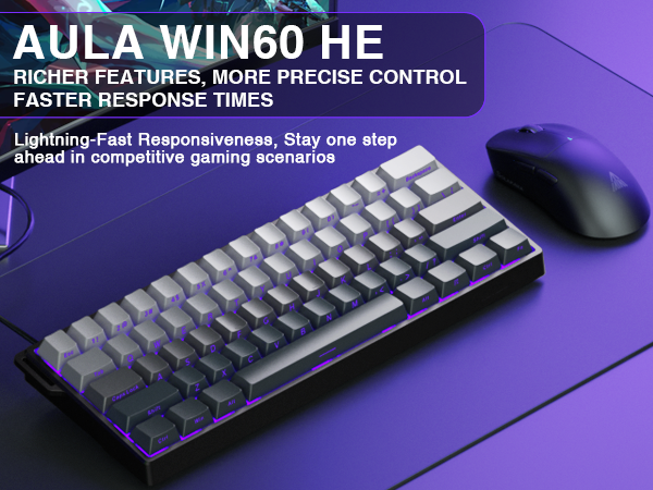 60% Percent gaming keyboard