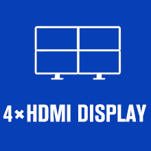 4HDMI display