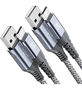 Micro USB Cable 6.6ft 2-Pack Android Charger Cable, sweguard Micro USB Nylon Braided Charger Cord...