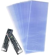 Morepack Remote Control Shrink Wrap Bags,2.7x8 Inches 100Pcs Remote Control Cover Protector,Dustp...