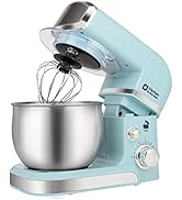 Kitchen in the box Stand Mixer,3.2Qt Small Electric Food Mixer,6 Speeds Portable Lightweight Kitc...